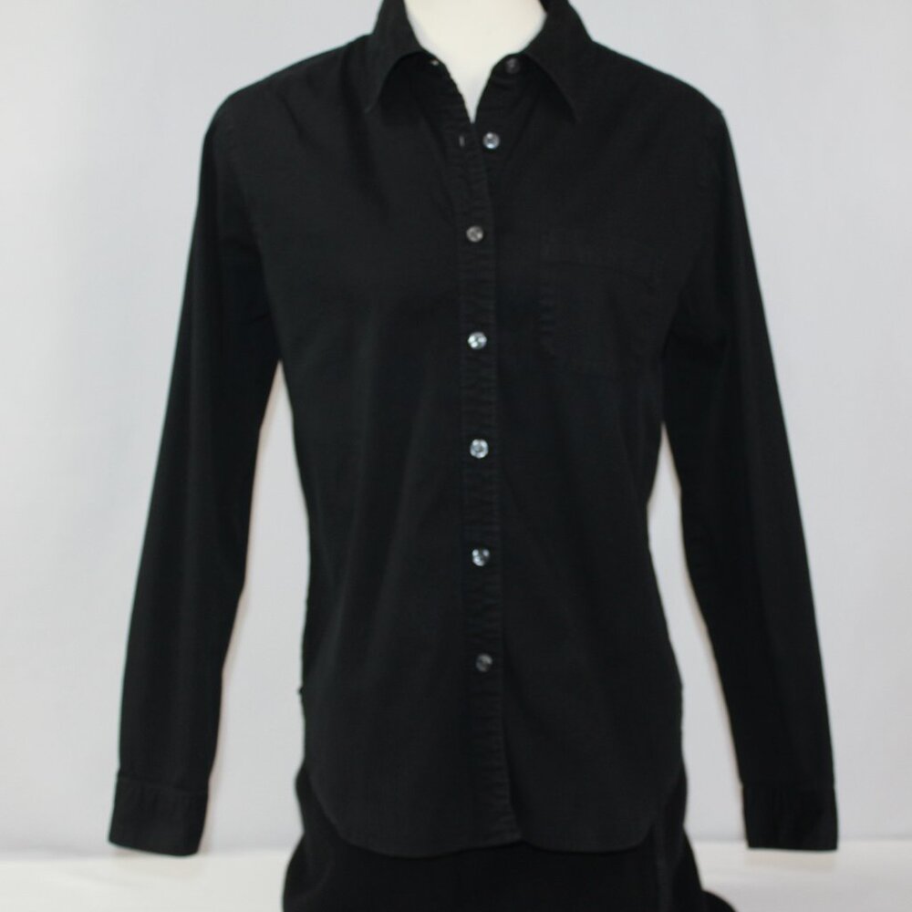 The Limited Black Button-Up Blouse